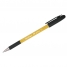 Ручка шариковая BR-yellow, черная, 0,7мм, грип