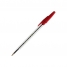 Ручка шариковая Corvina 51, красная, 1мм, прозрачный корпус