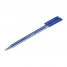 Ручка шариковая OfficeSpace синяя, 0,7мм, трехгранная с прозрачным корпусом, на масляной основе