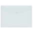 Пaпка-конверт на кнопке А4, 120мкм, прозрачная