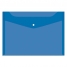 Пaпка-конверт на кнопке А4, 120мкм, синяя