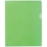 Папка-уголок А5 180мкм, зеленая