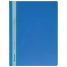 Папка-скоросшиватель пластик. А4, 180мкм, синяя с прозр. верхом