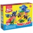 Масса для лепки Dino Land  3 цвета*35г с формочками