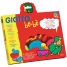 Увеличить Масса для лепки GIOTTO be-be Super Modelling Dough set 3 цвета*100г + инструменты