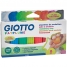 Пластилин GIOTTO PATPLUME 08 цветов, 200гр., флуоресцентные цвета, картон