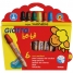 Карандаши GIOTTO BEBE Super Largepencils 06цв., с точилкой, картон. уп., европодвес