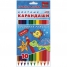 Увеличить Карандаши Jumbo Морская семейка 10цв., утолщен. корпус, картон. уп., европодвес