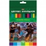 Карандаши Футбол 18цв., картон. уп., европодвес