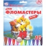 Увеличить Фломастеры Jumbo Пушистики, 10цв., утолщенные, картон. уп., европодвес