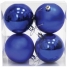 Набор пластиковых шаров 4 шт, 80 мм, синий