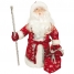 Декоративная кукла Дед Мороз под елку 40 см, красный