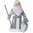 Декоративная кукла Дед Мороз под елку 40 см, серебряный