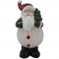 Сувенир Санта с елочкой светящийся 12 см