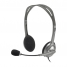 Увеличить Наушники с микрофоном Logitech Stereo Headset H110, серебристый