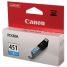 Увеличить Картридж ориг. Canon CLI-451C голубой для Canon PIXMA MG6340/MG5440/IP7240