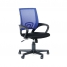 Кресло оператора Chairman 696 PL, спинка ткань-сетка синяя/сиденье TW чёрная, механизм качания