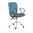 Кресло оператора Chairman 9801 СH,  ткань, сиденье серый/спинка голубой, механизм качания